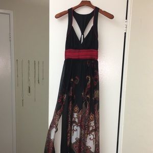 BeBe Maxi Dress BLTD Halter Maxi Color Black